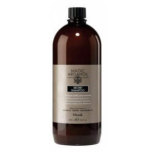 Хидратиращ шампоан за копринена коса с кератин, масло от агран и макадамия - Nook Magic Arganoil Secret Shampoo - 1000ml