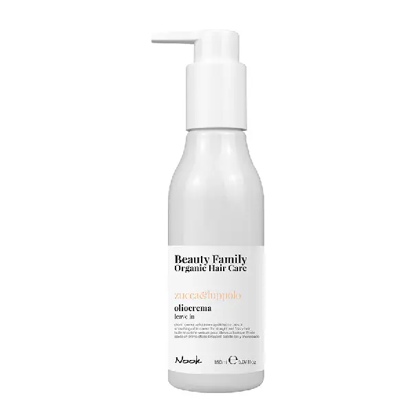 ЗАГЛАЖДАЩО КРЕМ - ОЛИО ЗА ПРАВИ И ХВЪРЧАЩИ КОСИ – NOOK-BEAUTY FAMILY -ZUCCA & LUPPOLO- 150ml