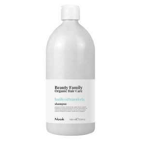 ШАМПОАН ЗА СУХА КОСА БЕЗ БЛЯСЪК – NOOK-BEAUTY FAMILY -BASILICO & MANDORLA- 1000ml