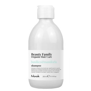 ШАМПОАН ЗА СУХА КОСА БЕЗ БЛЯСЪК – NOOK-BEAUTY FAMILY -BASILICO & MANDORLA- 300ml