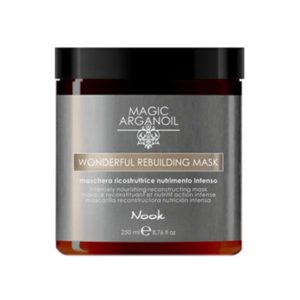 Интензивно подхранваща реконструираща маска за увредена стресирана коса - Nook Magic Arganoil Wonderful Rebuilding Mask- 250ml
