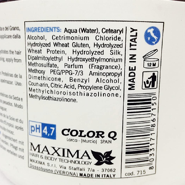 Реструктурираща маска за къдрава, чуплива, непокорна и склонна към наелектризиране коса–PURING -REHAB- 500ml - Image 2