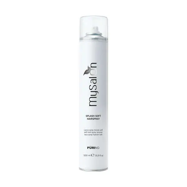 Лек ежедневен лак за коса –Puring -MySalon-Splash Soft HairSpray- 500ml