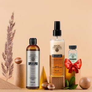 Професионална арганова терапия за коса.