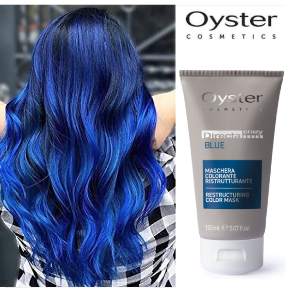 Цветна тонираща реструктурираща маска за коса с ярки пигменти за освежаване на цвета – Oyster Directa Crazy – 150ml