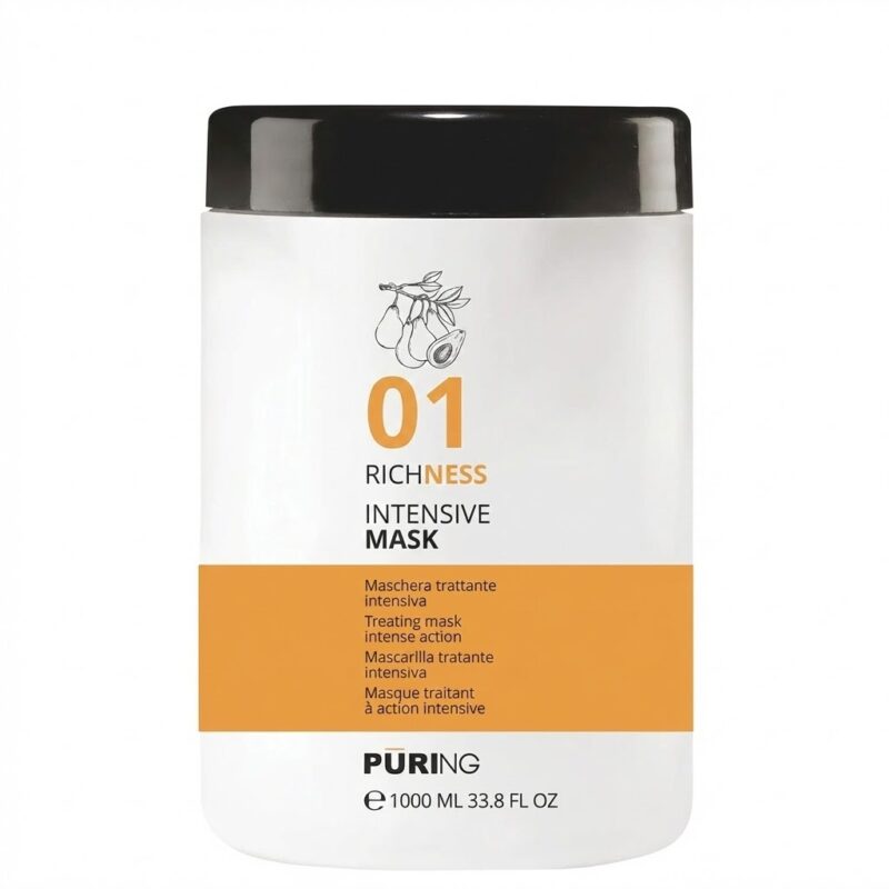 Подхранваща интензивна маска за суха и третирана коса –PURING -RICHNESS- 1000ml