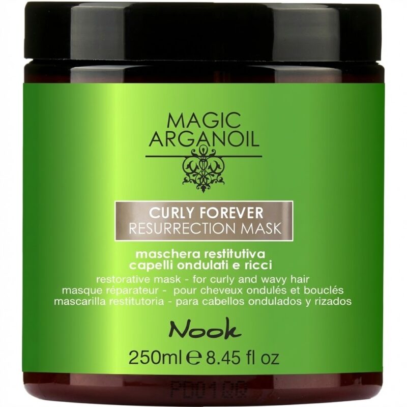 Регенерираща маска за къдрава и чуплива коса Nook Curly Forever Resurrection Mask 250ml