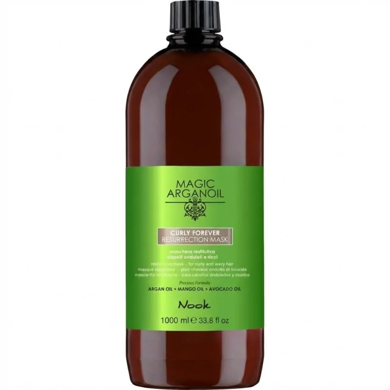 Регенерираща маска за къдрава и чуплива коса Nook Curly Forever Resurrection Mask 1000ml