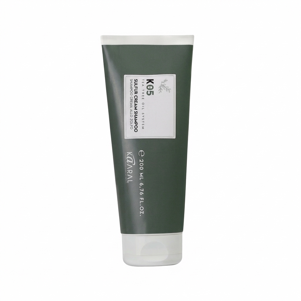 Шампоан против пърхот и лющеща се кожа със сяра Kaaral k05 Sulfur Cream Shampoo 200 мл