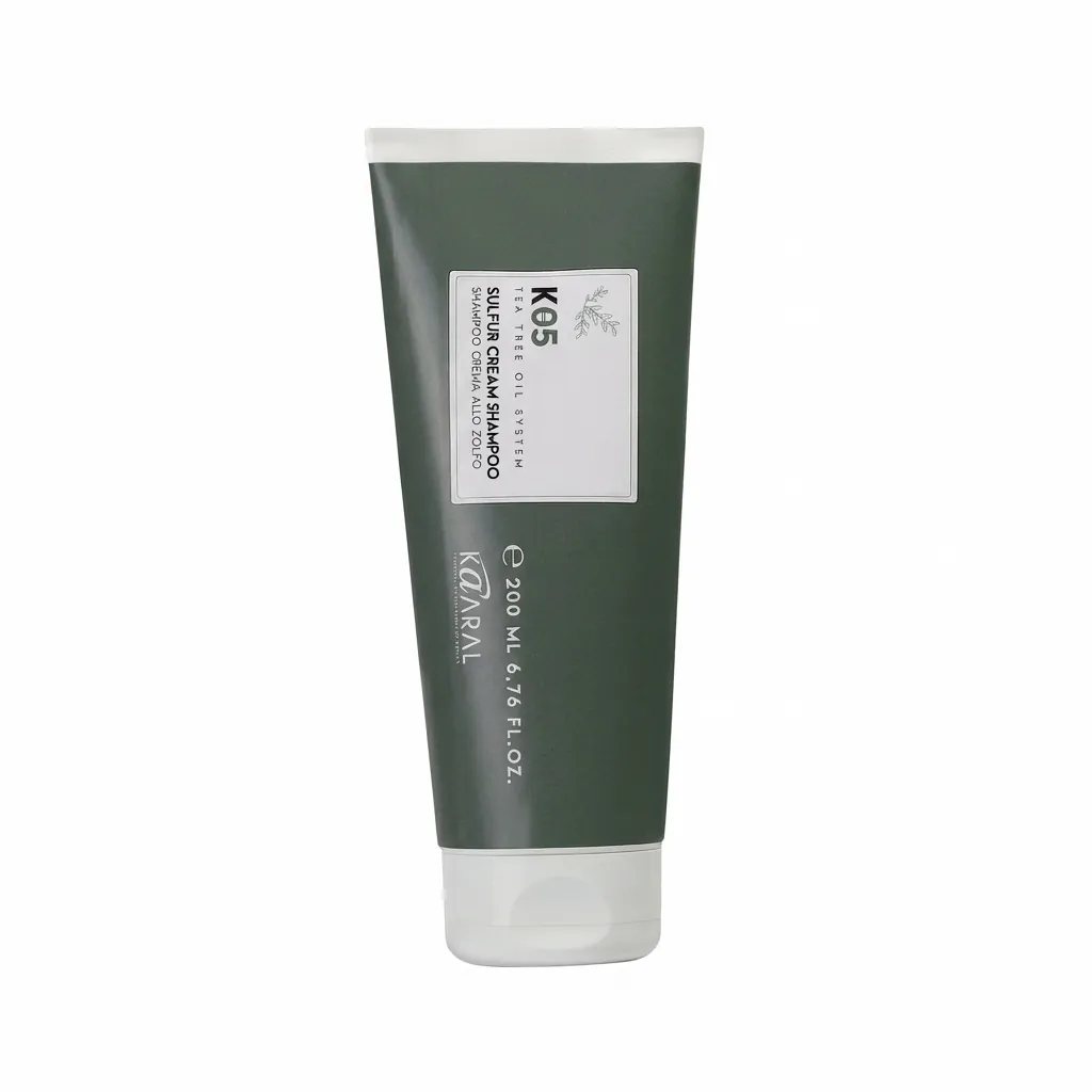Шампоан против пърхот и лющеща се кожа със сяра Kaaral k05 Sulfur Cream Shampoo 200 мл